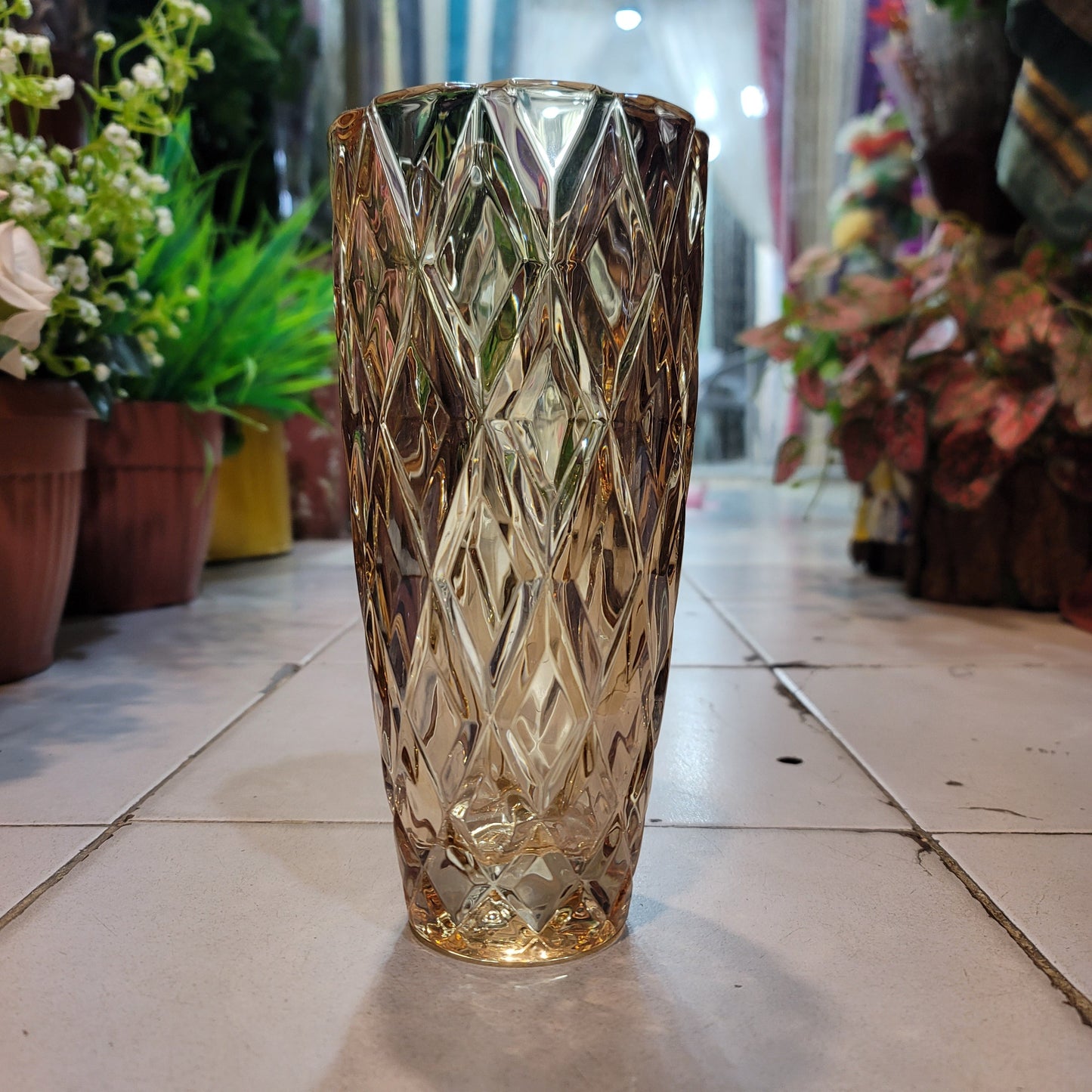Shaded Crystal Vases