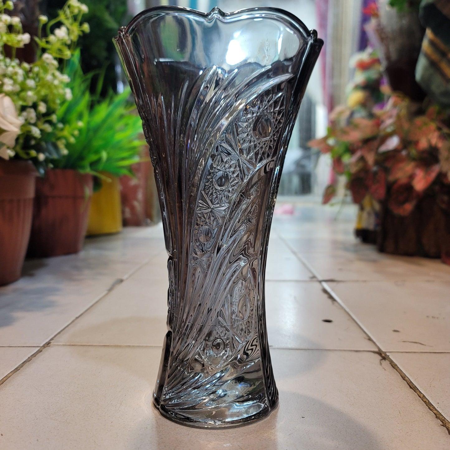 Shaded Crystal Vases