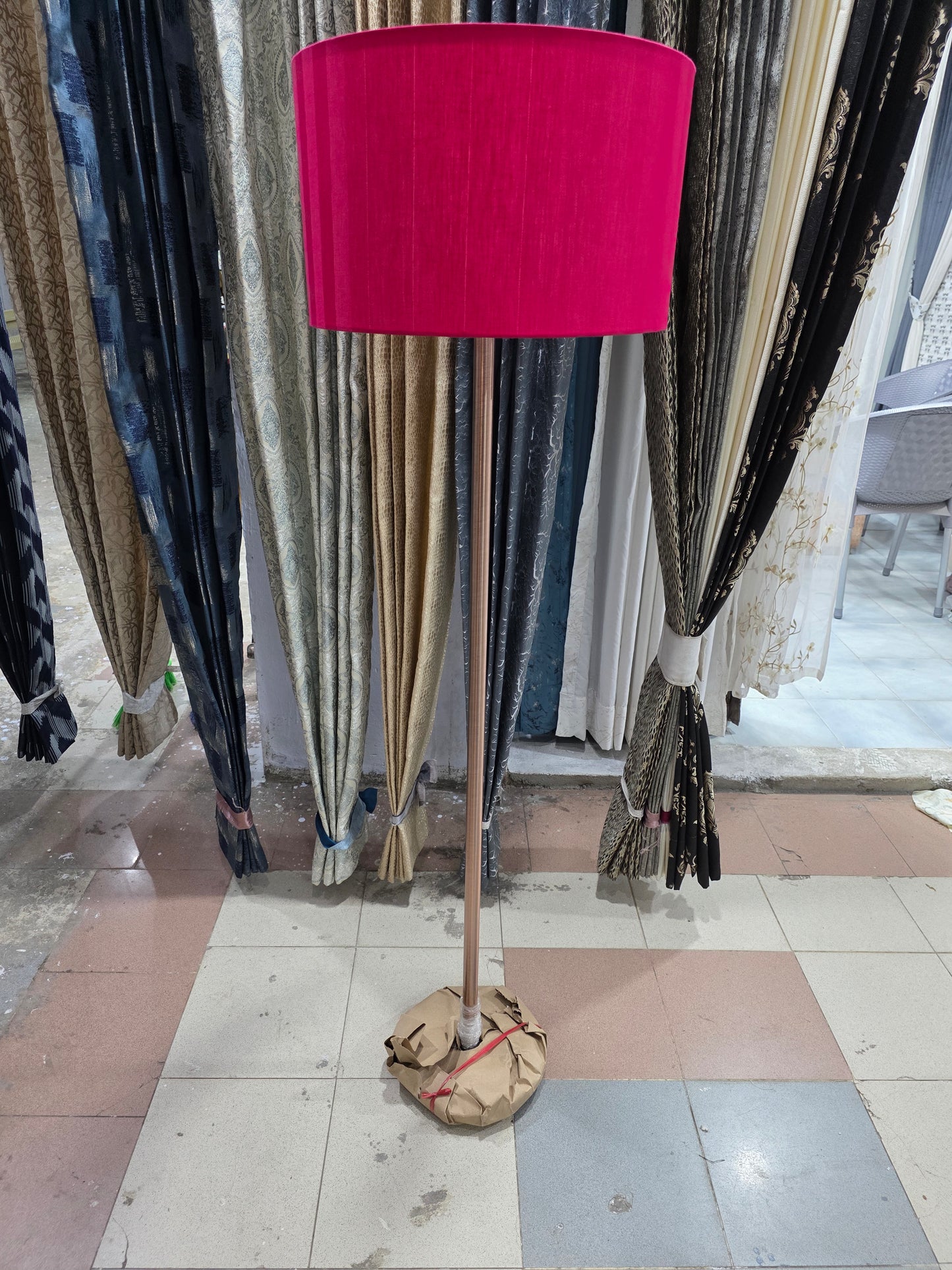 Simple Rod Silver Lamp